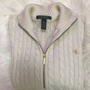 COPY - NWOT💞Ralph Lauren zip up cable knit sweater! Stunning, gorgeous, rich lo…